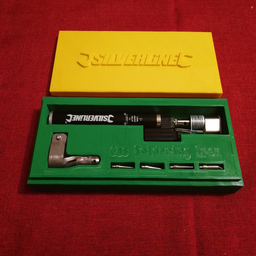 Silverline Gas Soldering Iron Container