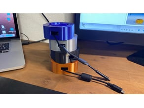 USB Cable Reel - BCH3DPrintableTHINGS