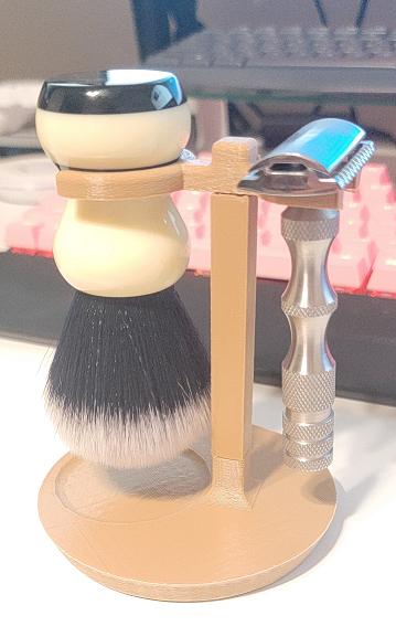 Safety Razor Stand With Circular Base 