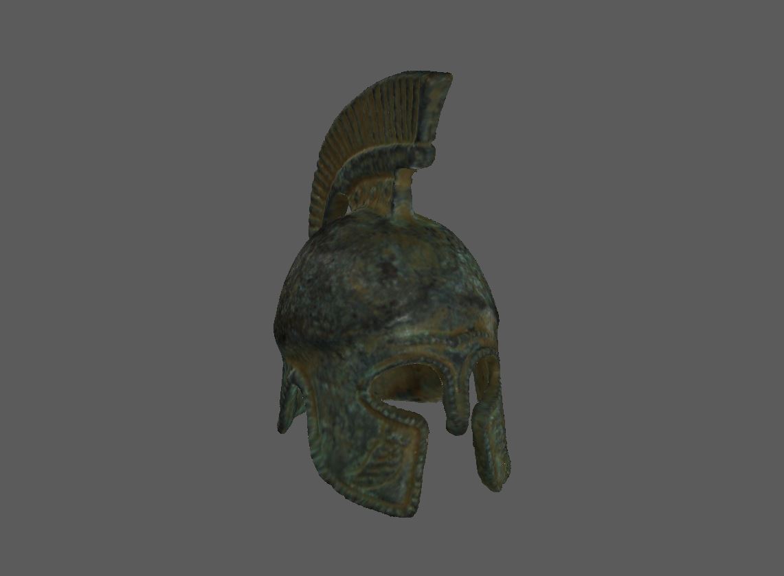Pretorian Helmet 3D Scan