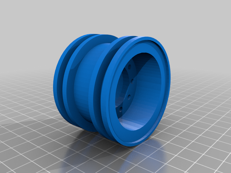 Bruder Loader Wheel and Hub For RC Conversion