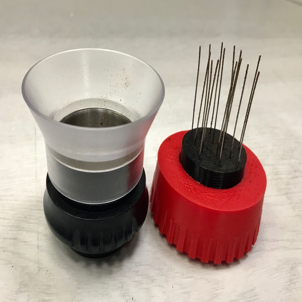 Needle WDT distribution tool for Flair espresso maker