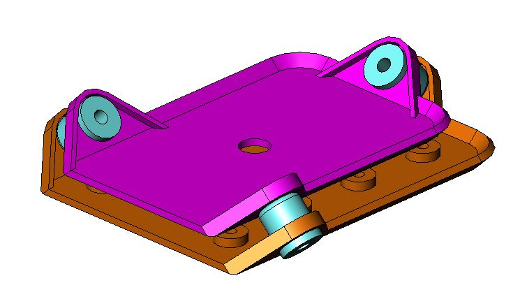 Mobius camera vibration isolation mount