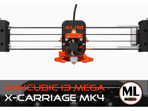 Anycubic I3 Mega Xcarriage Mk4