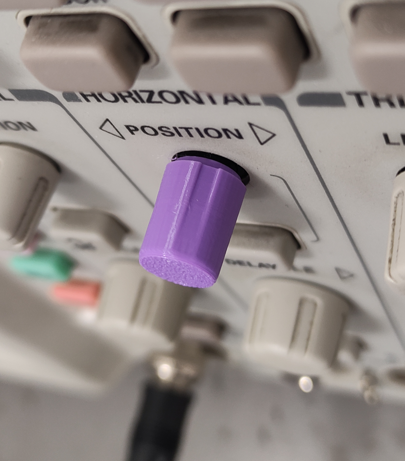 Small knob for a Tektronox "Position"