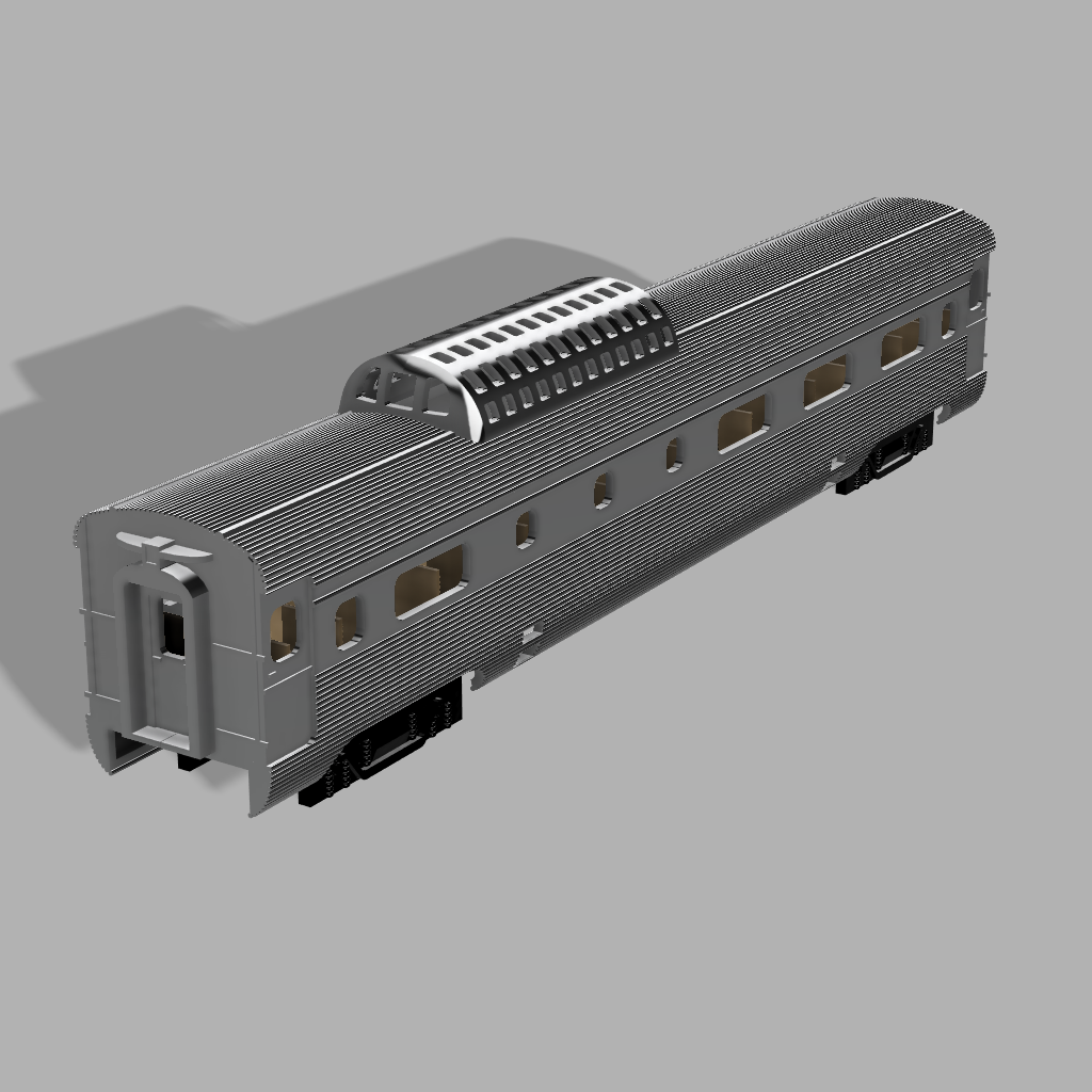 Amtrak Streamliner Vista Dome Car 0 Gauge, 0 scale