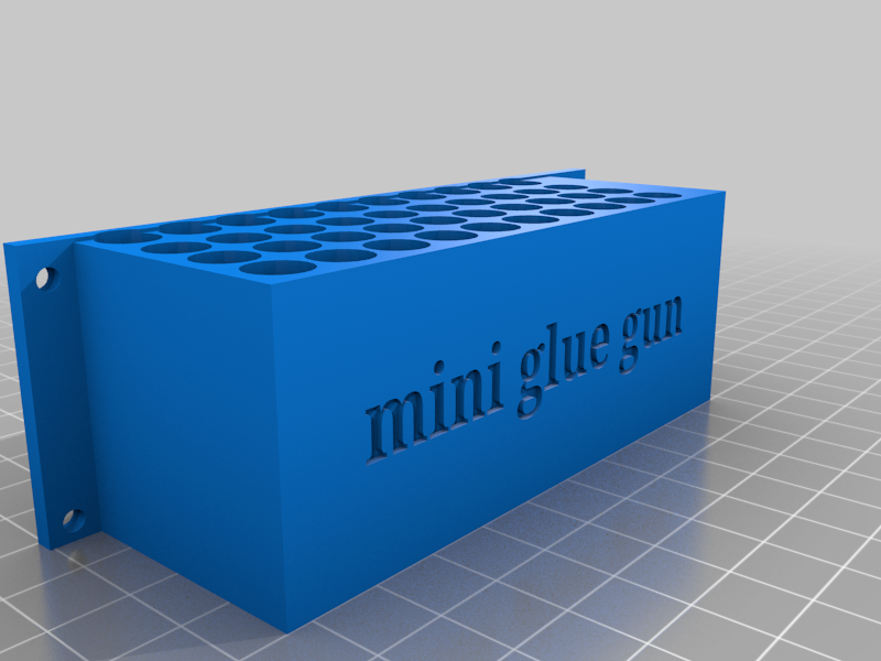 glue stick holder for mini glue gun 