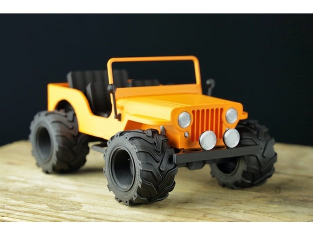 Willys Jeep Fully Printable