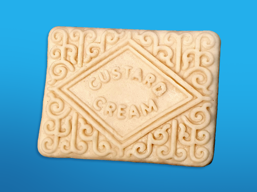 BIG Custard Cream Biscuit Cutter and Stamp