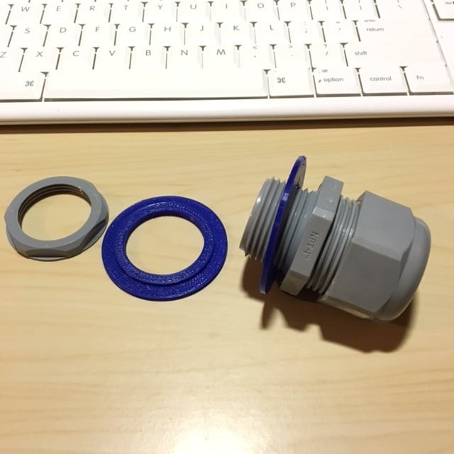 Midnite Solar breaker panel conduit adapter