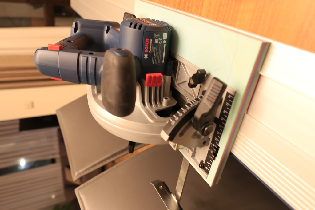 Bosch GKS 185 adapter for Bosch FNS guide