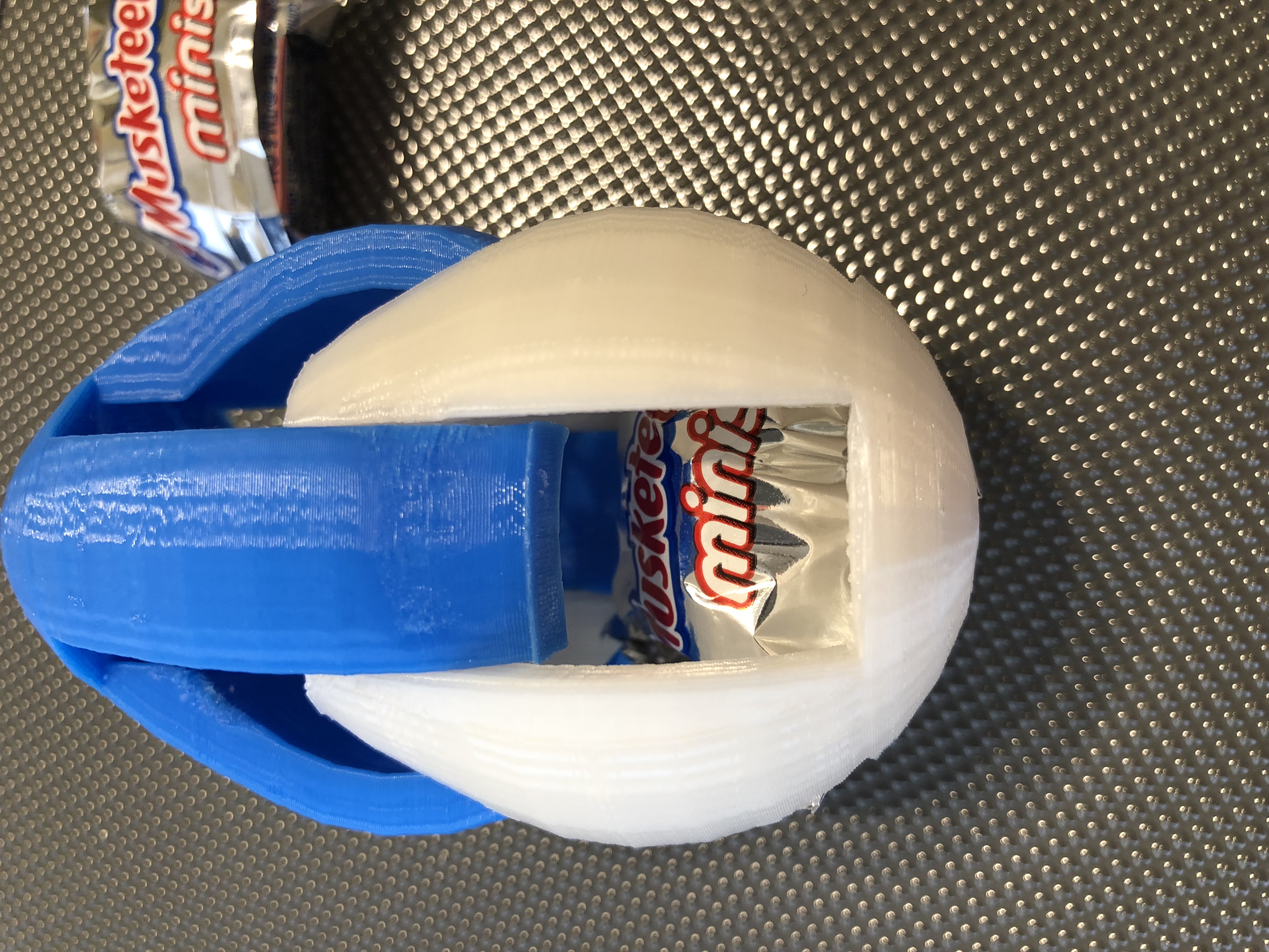 Striped Hollow Easter Egg