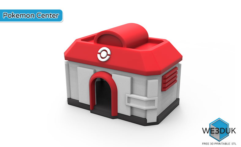 Pokemon - Poke Center Model