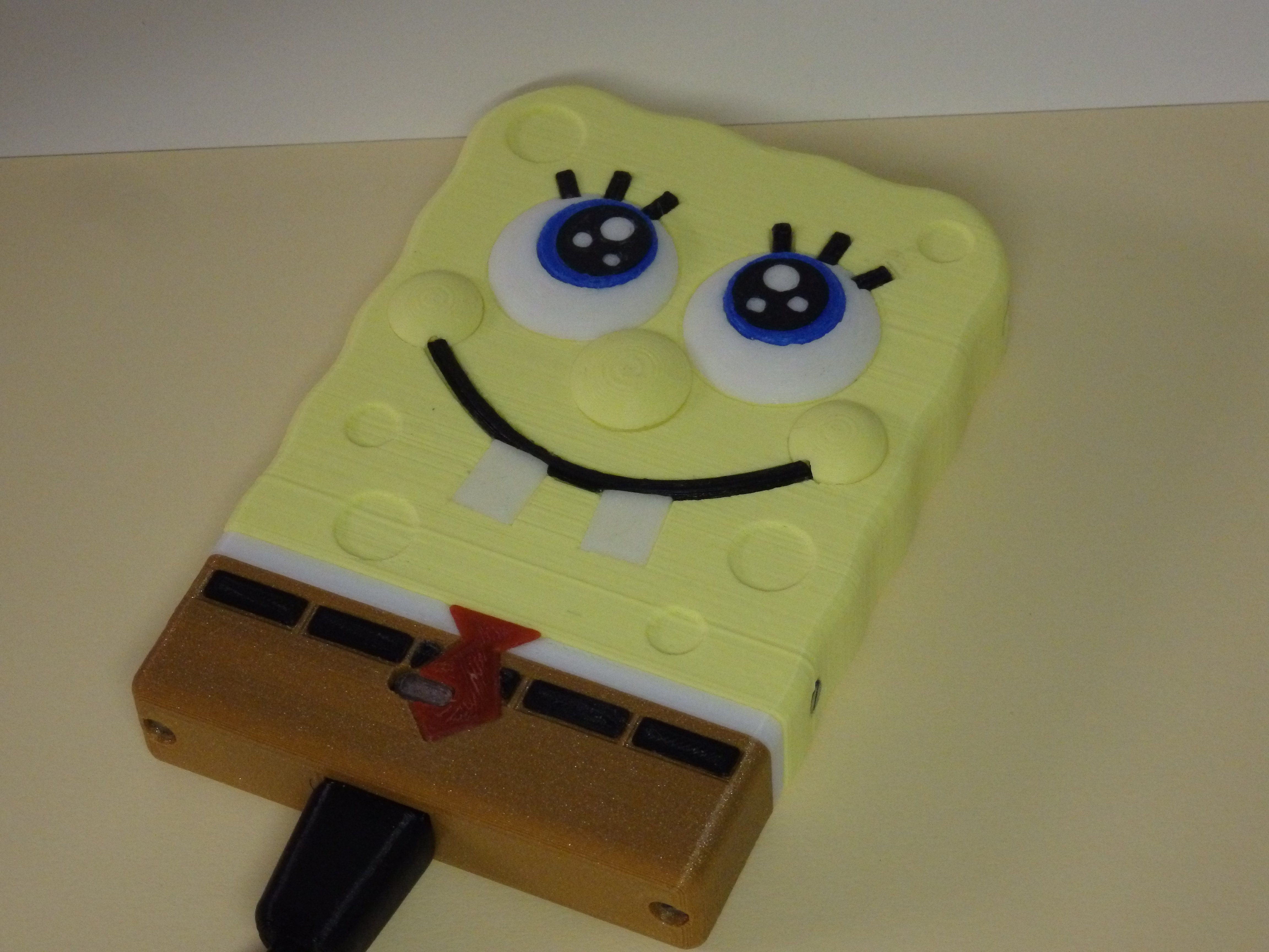 Sponge BOB harddrive case Sata / BOB l'éponge Boitier disque Dur
