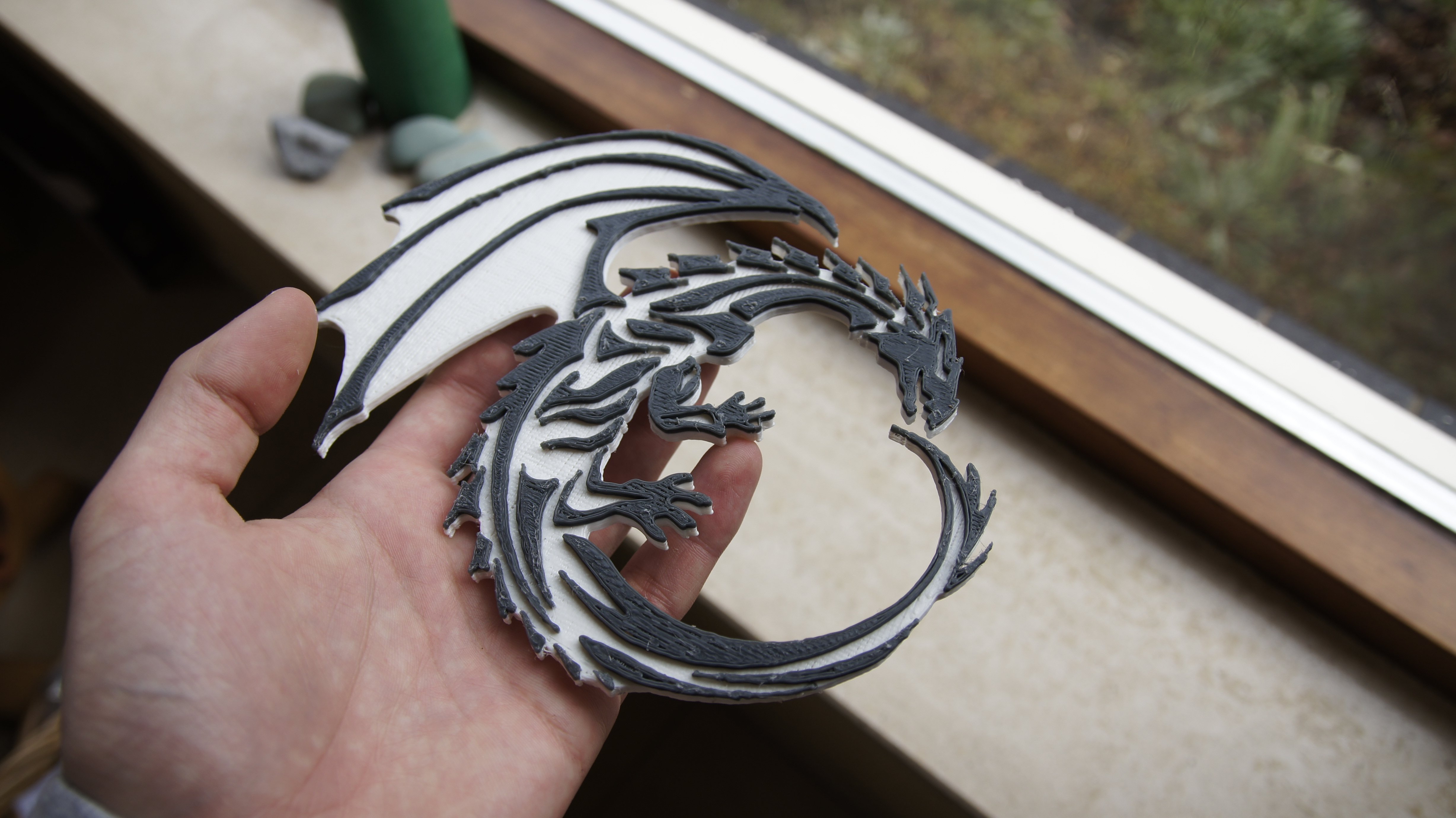black-white dragon
