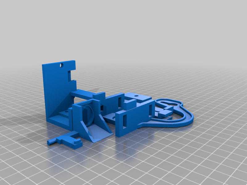 Retractable Purge Mechanism, for MultiColor 3D printing CR 10 V 2.2 | Pulizia Laterale per stampe Multicolore