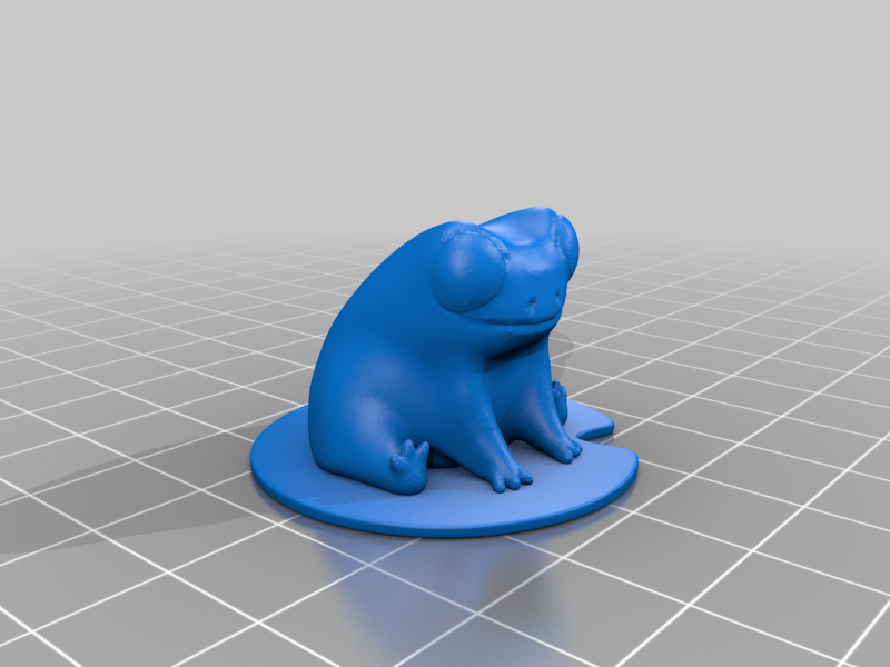 fred the frog on a lily pad