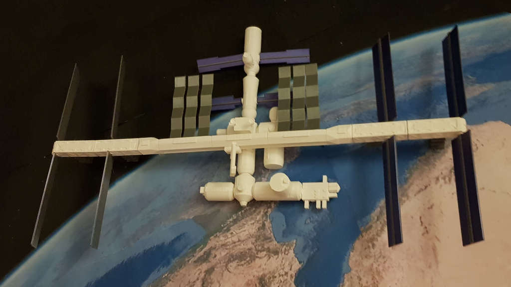 ISS-Saw (144th Scale Brailled International Space Station Jigsaw)