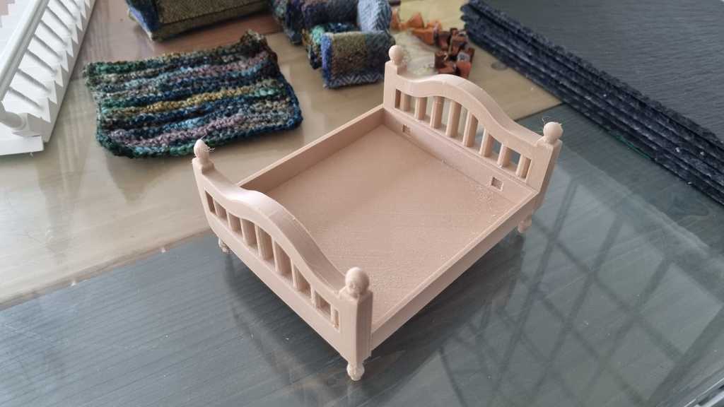 Dolls house double bed
