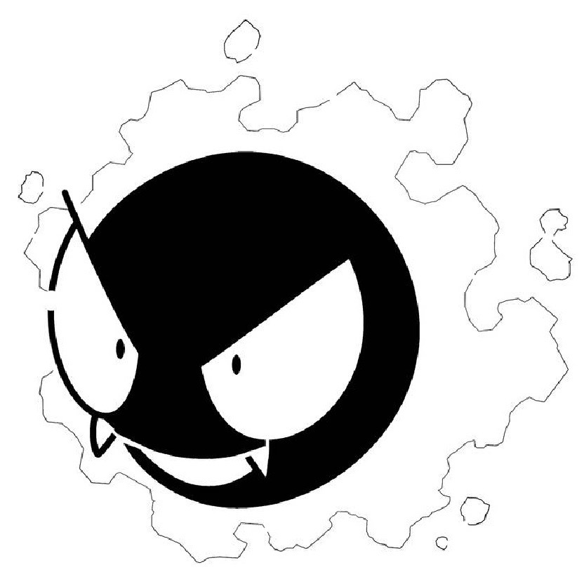 Gastly stencil 2