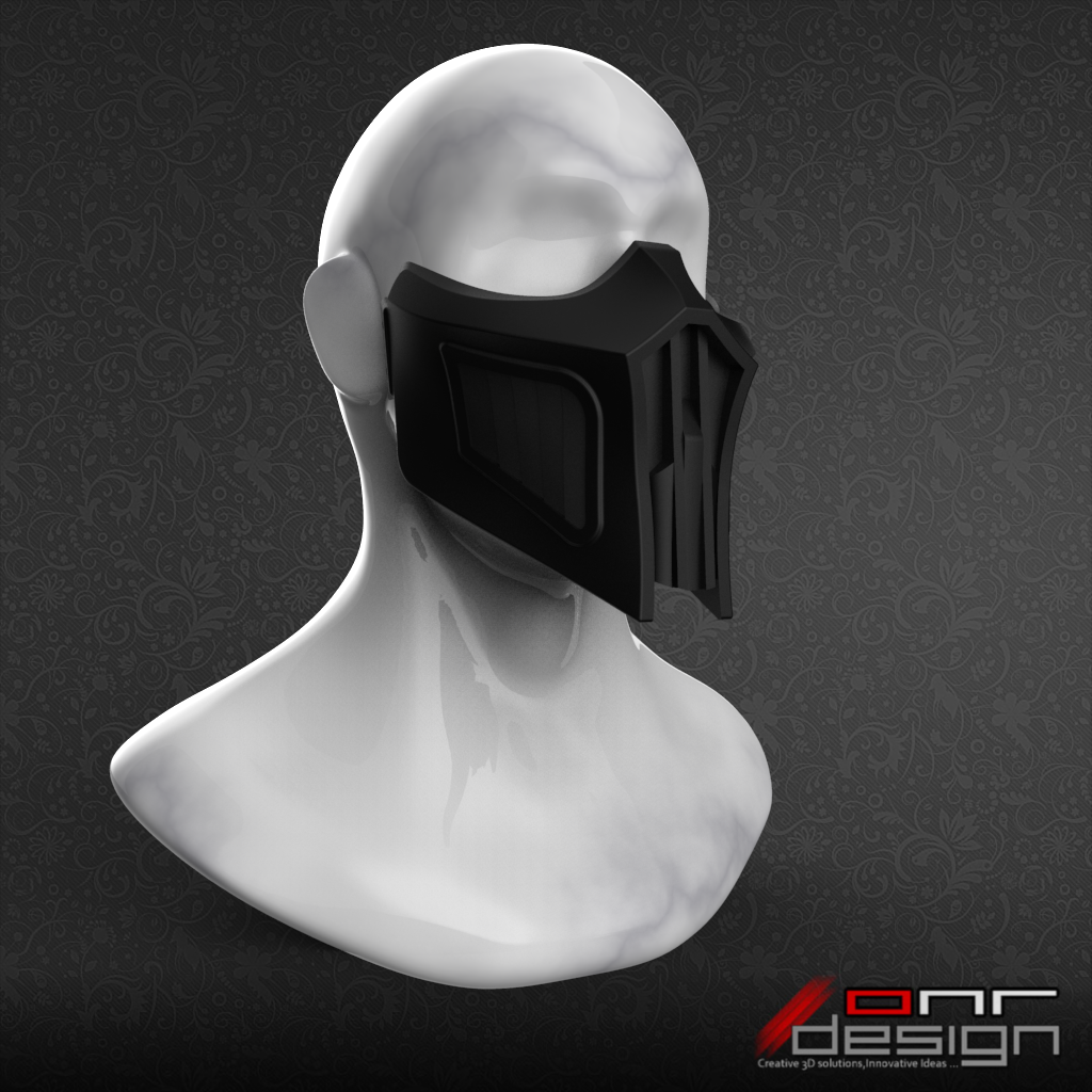 Covit-19 Noob-Saibot inspired Mask