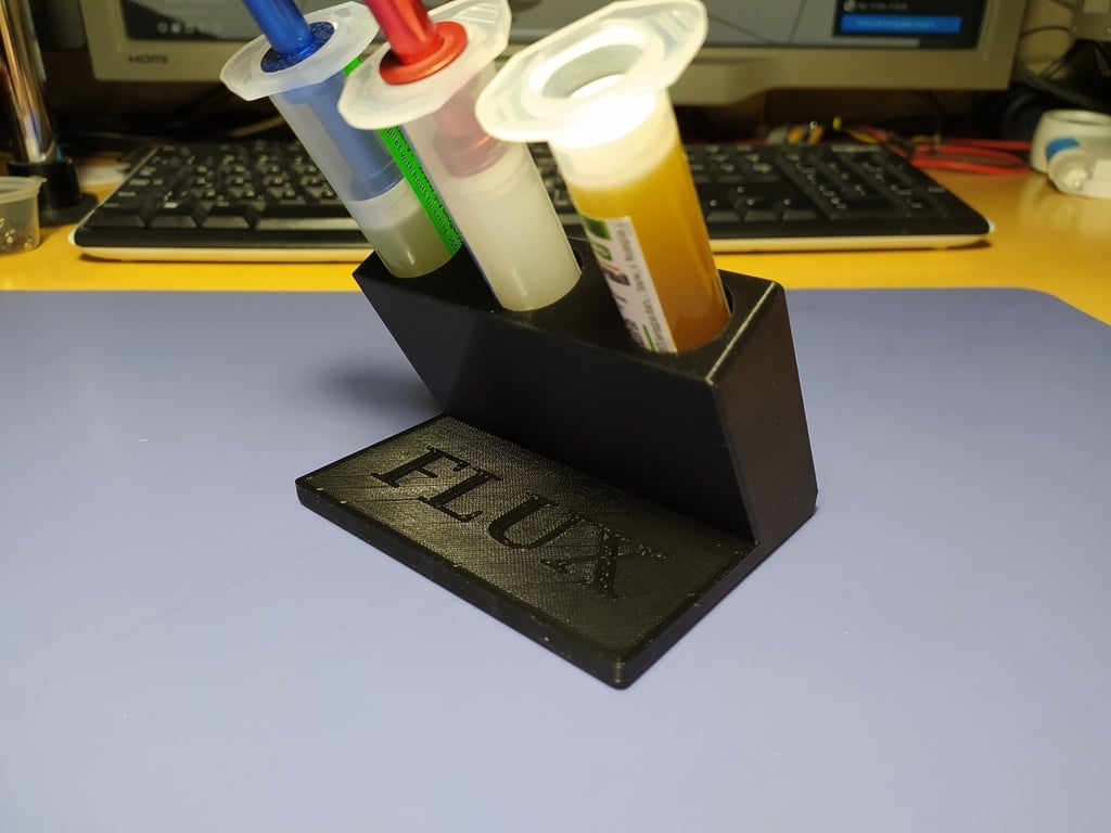 10ml flux syringe desk stand