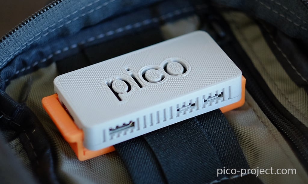 Pico  - Mounting bracket / holder for Pi Zero Case