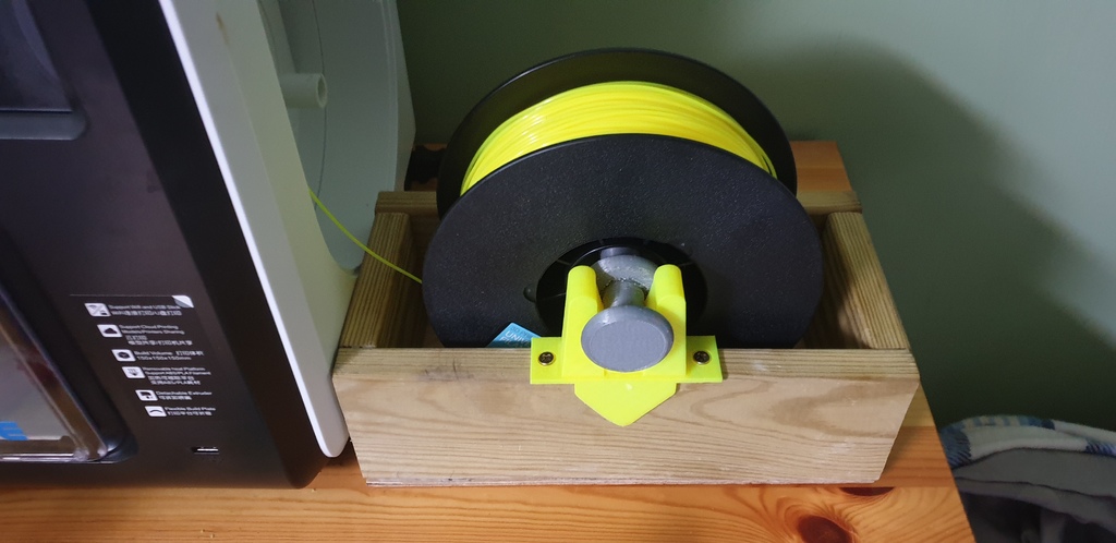 Spool Holder with Wooden Box