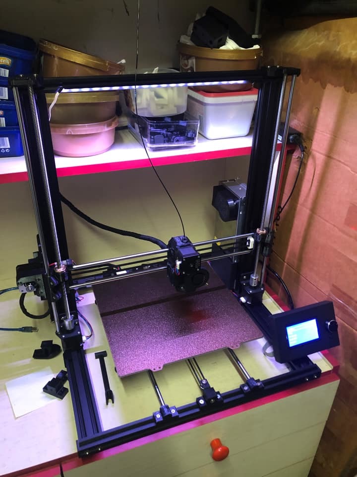 Anet A8 Plus X-carriage Bear extruder upgrade