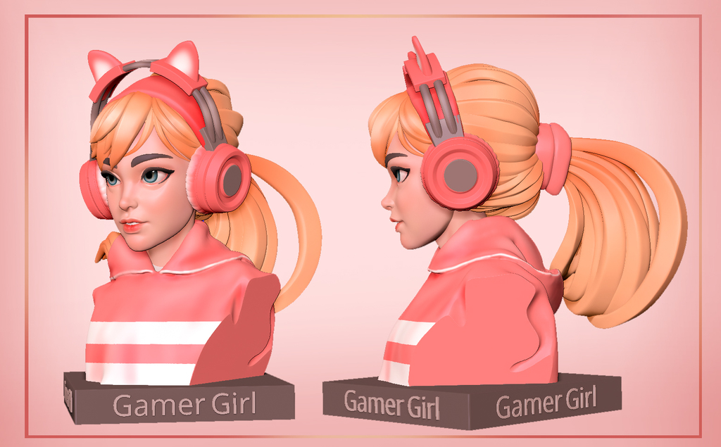 Gamer Girl Bust