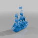 The Black Pearl - Pirates of the Caribbean - seperate STL files 3D model