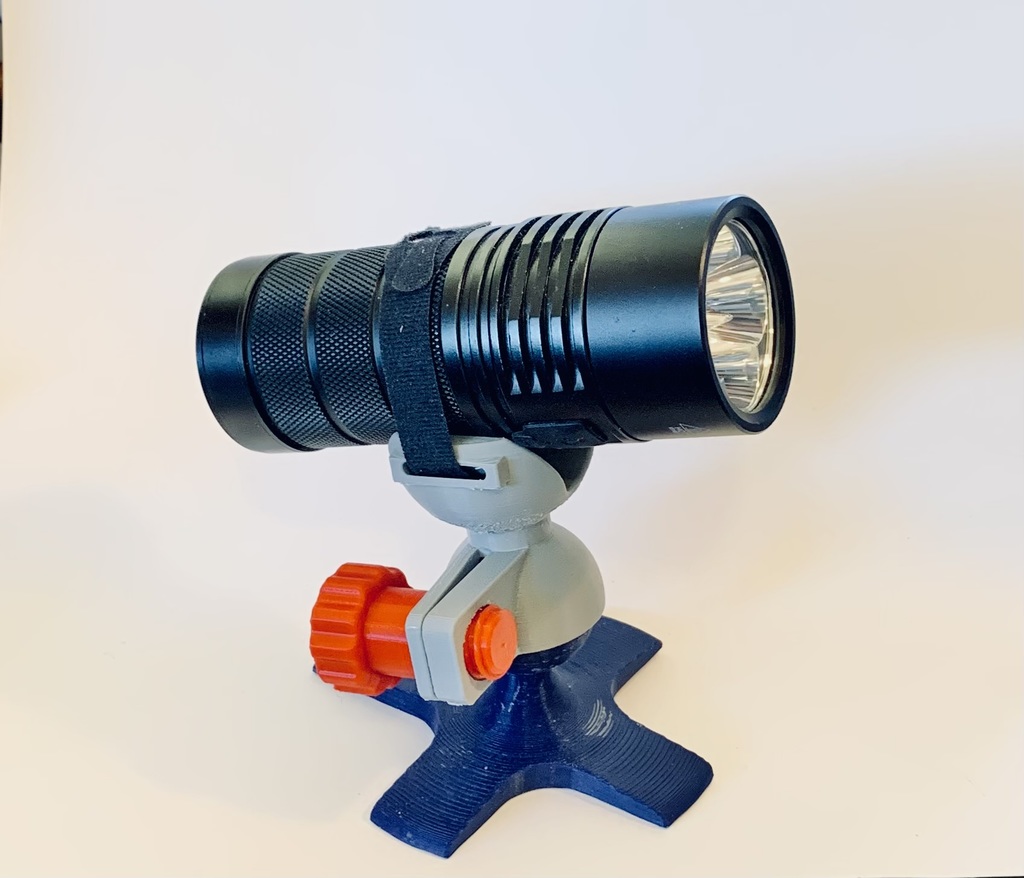 UFS-125 Flashlight Holder with Velcro Strap - Improved