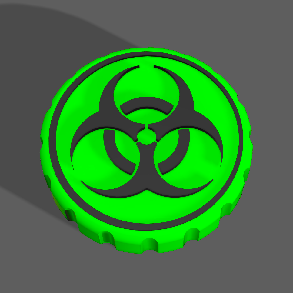 Biohazard - Stash Jar Lid 