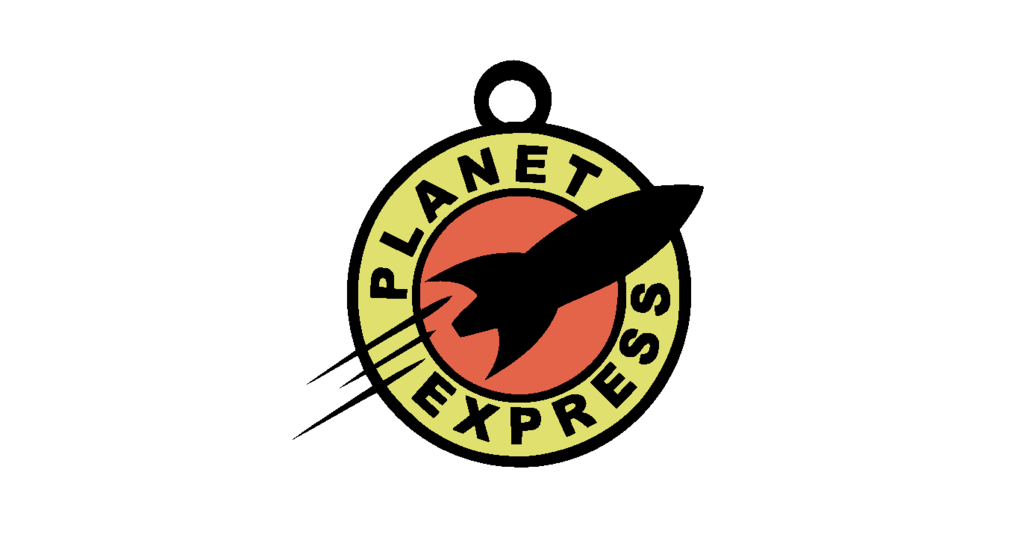Planet Express Keychain