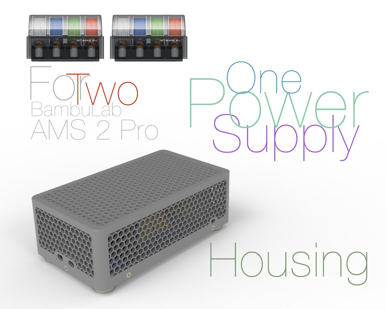 One Power Supply for Two AMS 2 Pro