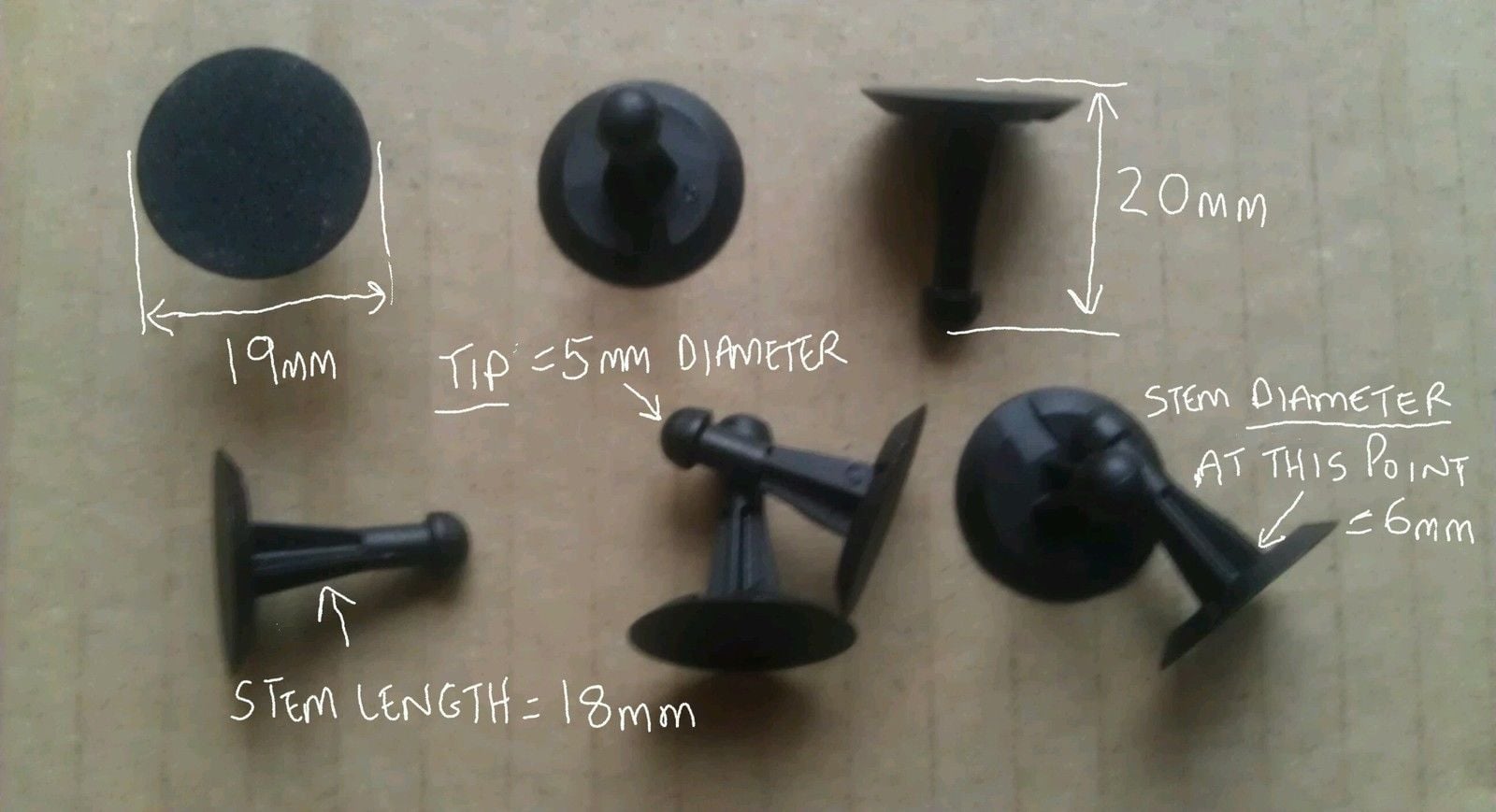 PUSH CLIP COWL PANEL RANGE ROVER 2002-2009