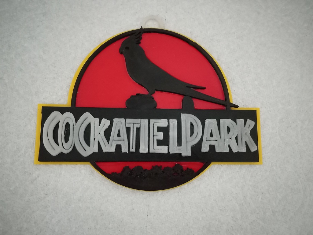 Cockatiel Park, Jurassic park style