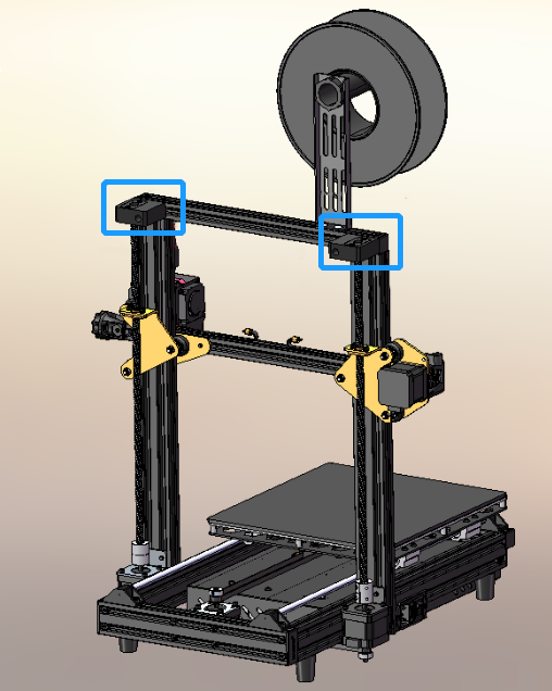 Kywoo Tycoon Slim 3D printer Lead Screw Bearing Assembly Unit