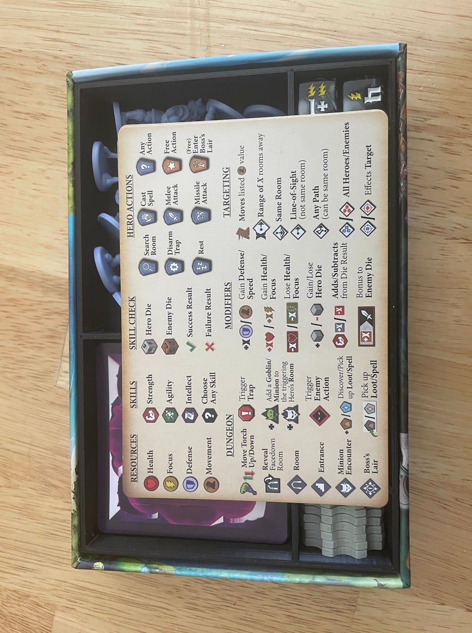 Tiny Epic Dungeons Insert Organizer