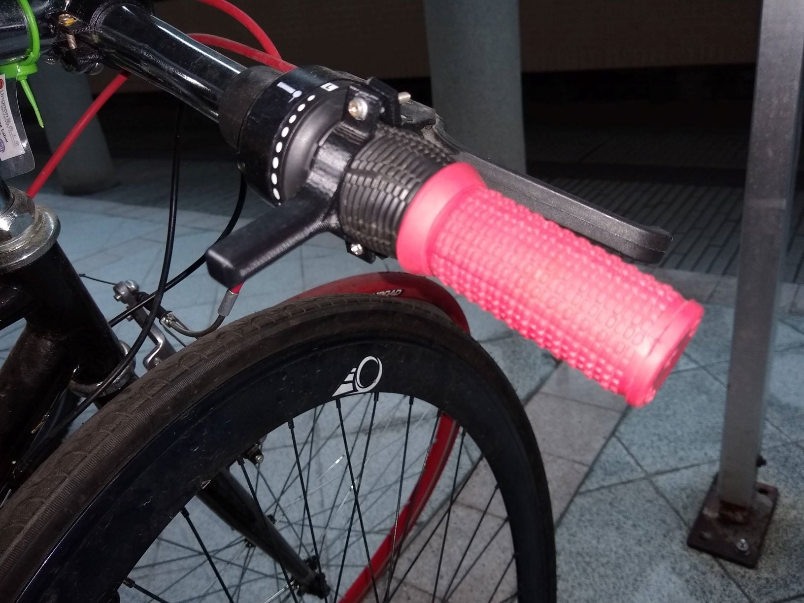 Lever for bike grip shifter