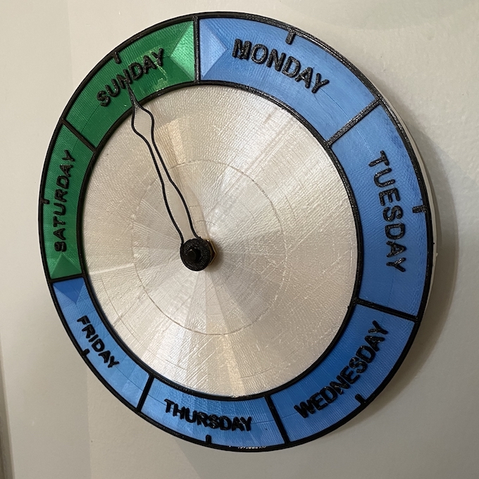 Housing for A 7-Day Clock