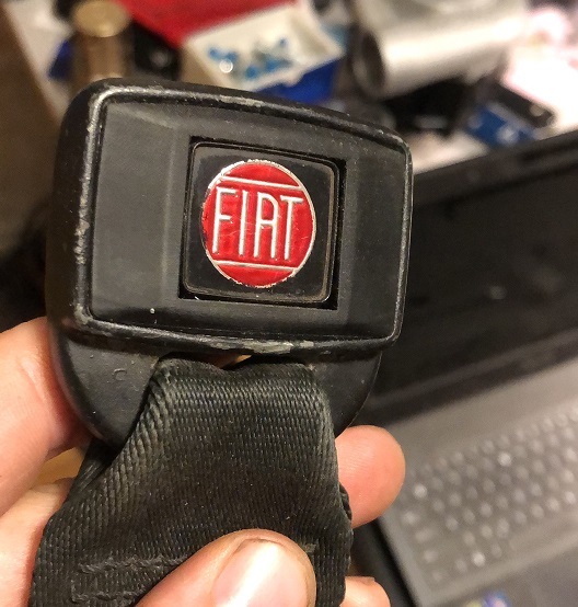 Fiat 500 Cinquecento Seatbelt clip cap