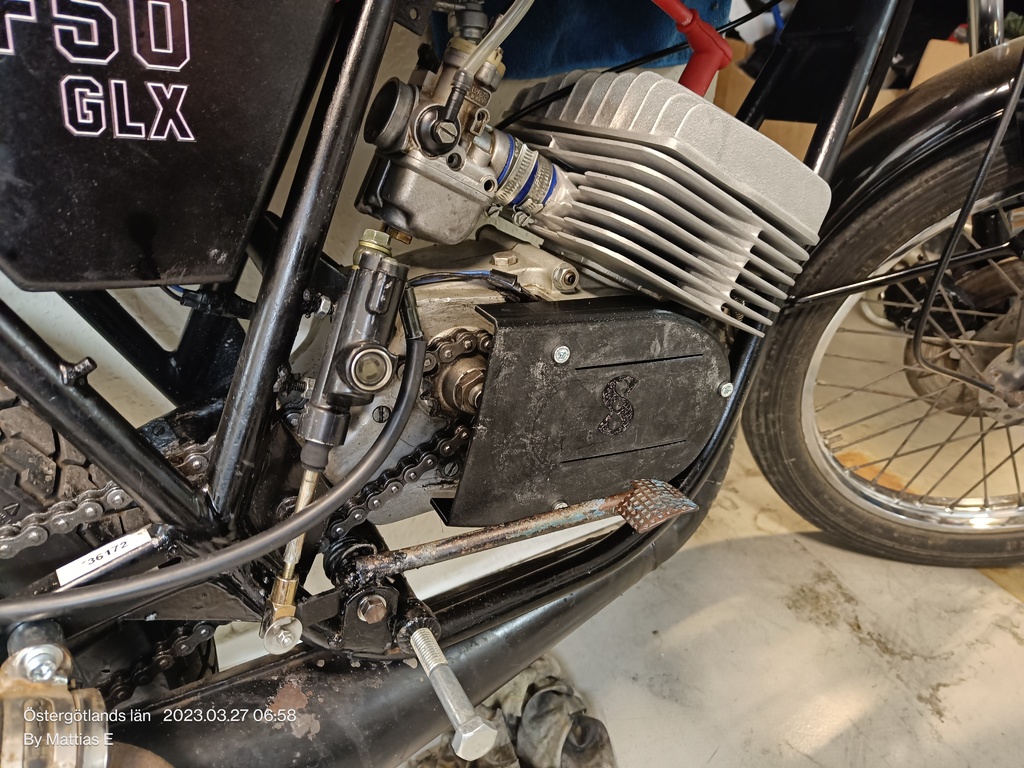 Sachs 50s engine side cover 