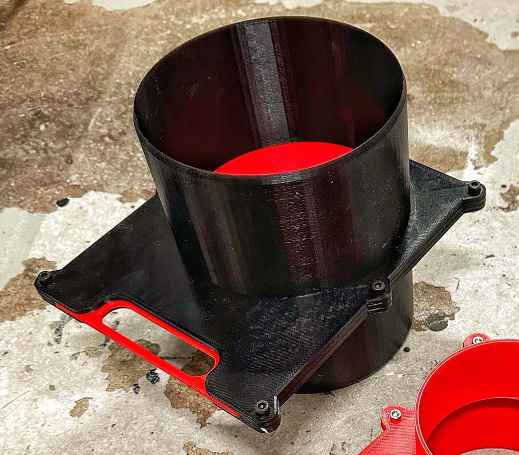 Blastgate 148 - 150 - 152 - 160 mm, customizable