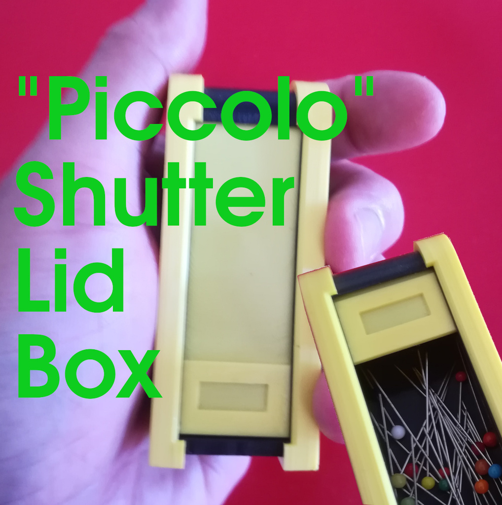 Cute Fidget-Toy Shutter Lid Box