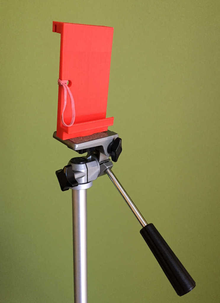 One Piece Phone Mount for Tripod or Music Stand