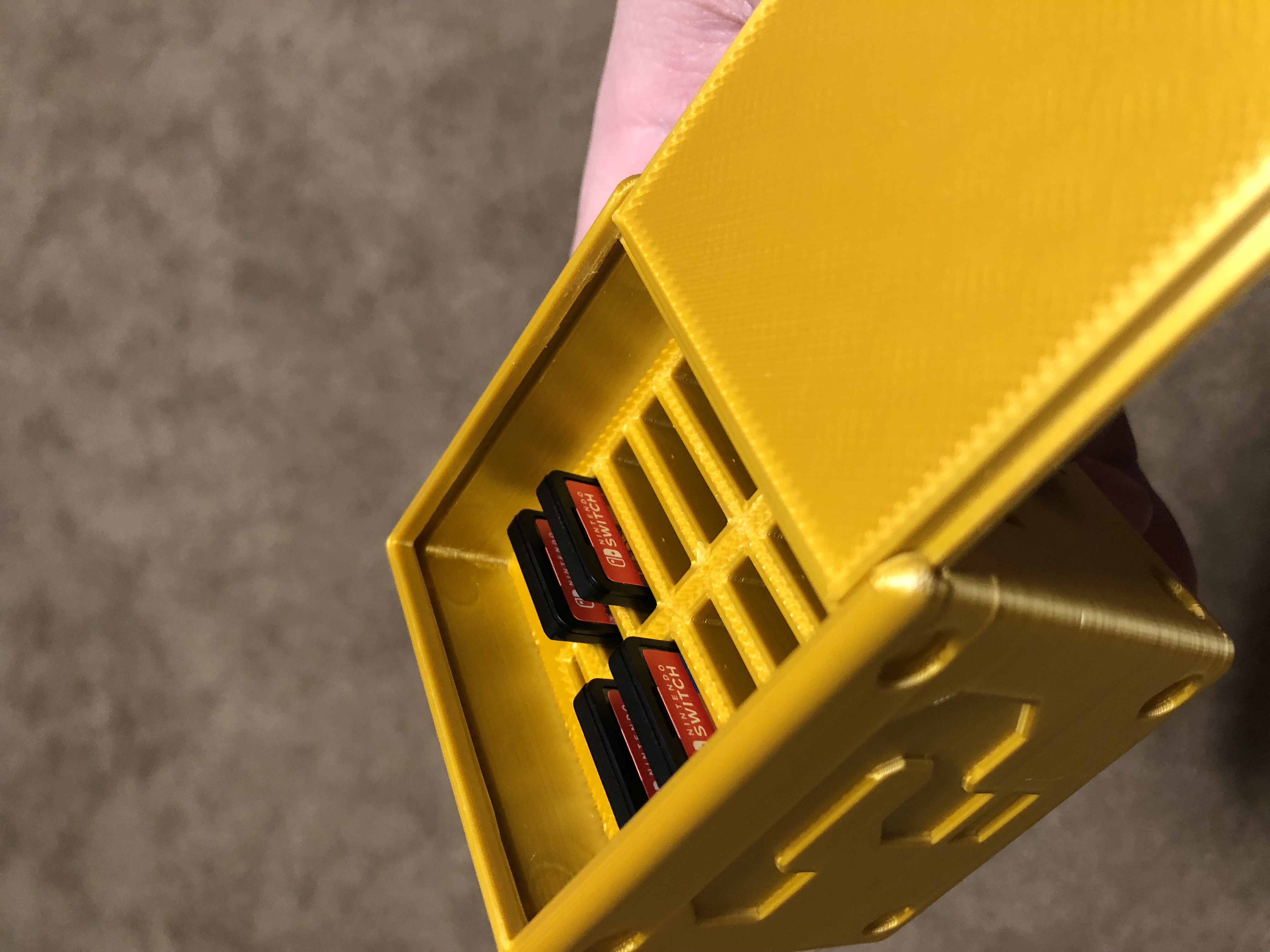 Nintendo Switch Question Box Cartridge Holder - sliding lid