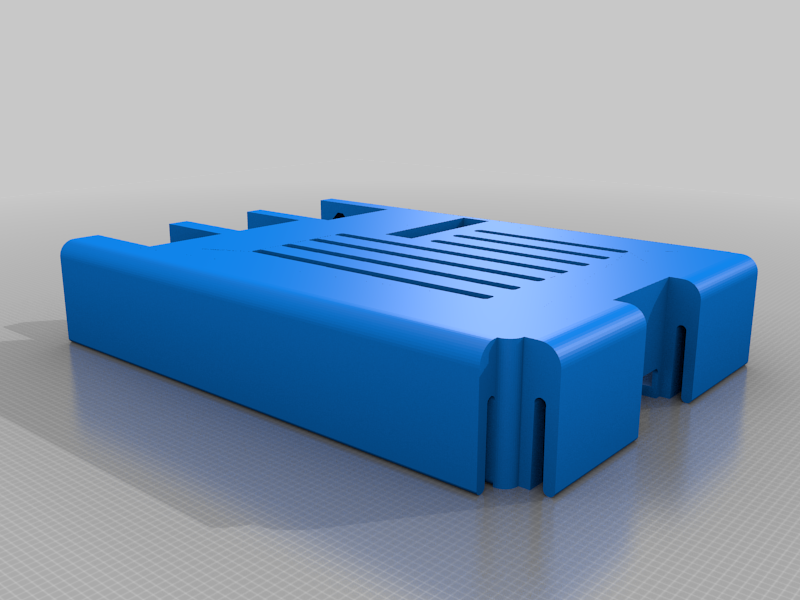 Sleeve Case for Raspberry Pi with Clips for Mounting and Pass-through for Camera Cable