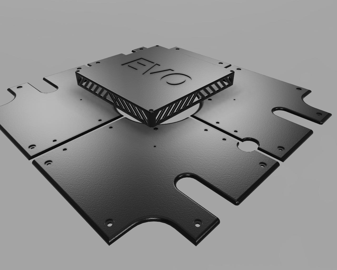 Hypercube Evolution Bottom Enclosure V1 with 140mm Fan