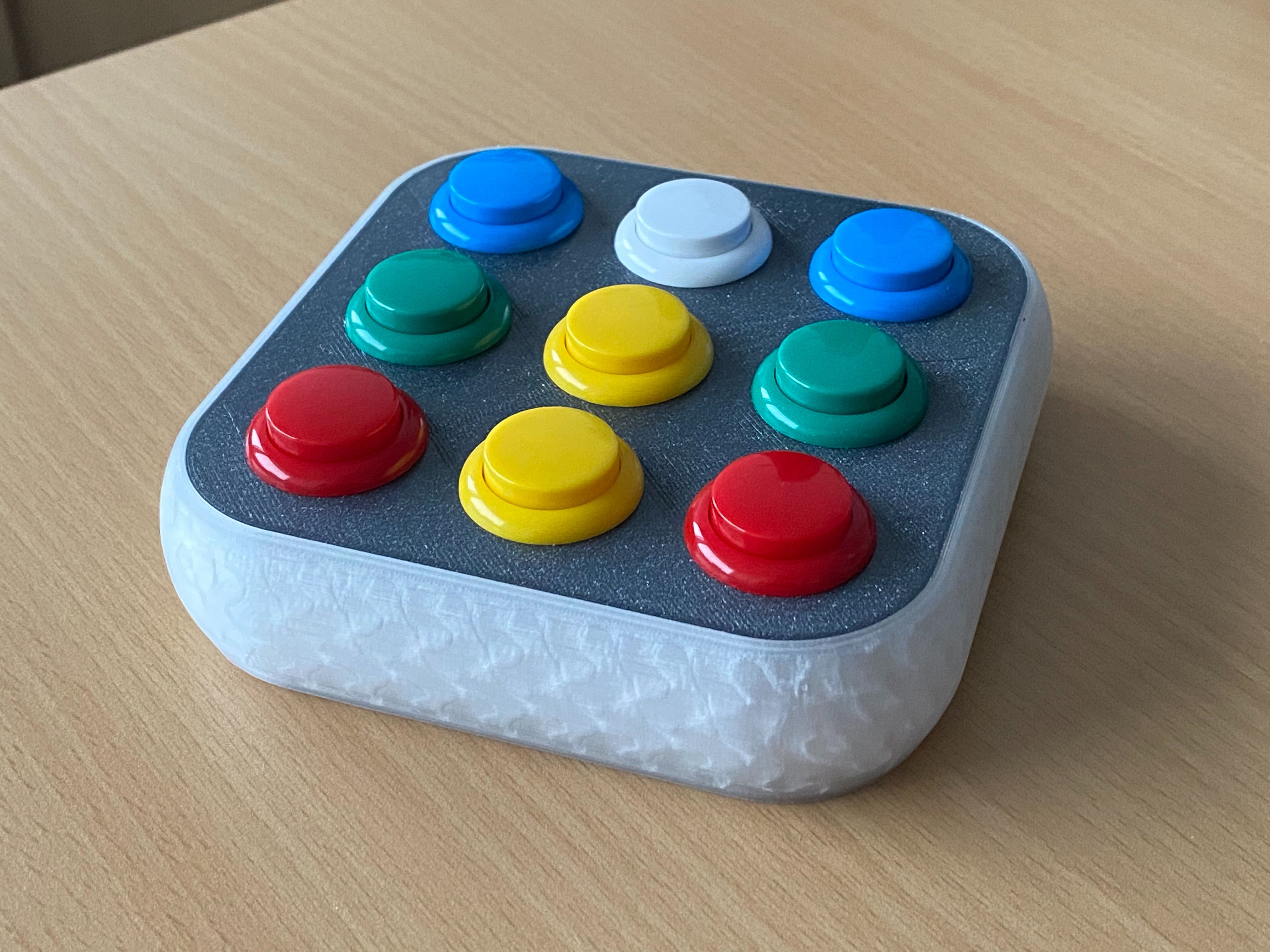 Arcade Button Box for ESP8266, Arduino & Co (incl. WS2812b)
